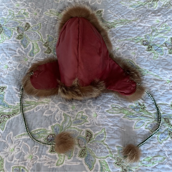 Leather and Fur Winter Hat - Picture 4 of 6